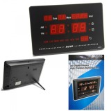 Ceas Digital de Perete, cu Display Mare si Afisaj Rosu JH2315