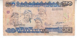 M1 - Bancnota foarte veche - Nigeria - 50 naira - 1984