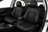 Cumpara ieftin Set Huse Auto universale luxoase din piele ecologica, Negru pentru scaunele din fata si din spate