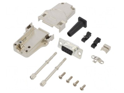Conector D-Sub 9-Pin Mamă pentru Cablu foto