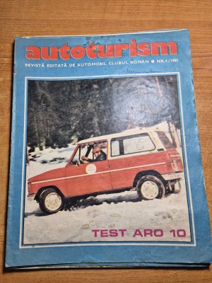 revista autoturism aprilie 1981 - test aro 10 foto