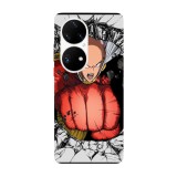 Husa compatibila cu Huawei Nova Y70 model One punch man fist, Silicon, TPU, Viceversa, Transparent, Carcasa