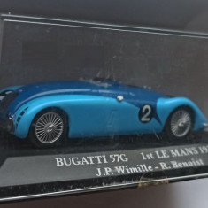 Macheta Bugatti 57G - Winner Le Mans 1937 - IXO/Altaya 1/43 (LeMans)