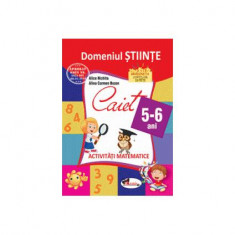 Domeniul științe. Caiet de activități matematice 5-6 ani - Paperback brosat - Alice Nichita, Alina Carmen Bozon - Aramis