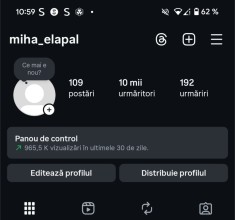 V&acirc;nd cont de instagram 10k