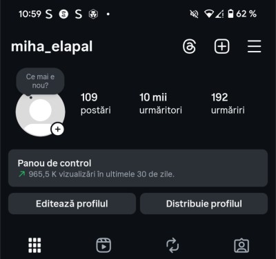 V&amp;acirc;nd cont de instagram 10k foto