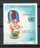 Mexic 1981 MNH - Anul international al persoanelor cu handicap, nestampilat