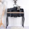 Secretaire din lemn masiv negru cu blat bej HMA054