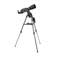 Telescop refractor NexStar Celestron, 102 mm, marire 240 x, trepied otel, Negru foto