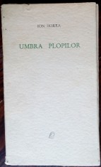 ION HOREA - UMBRA PLOPILOR (VERSURI/editia princeps 1965/DESENE MIHU VULCANESCU)