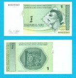 Bosnia Hertegovina (pick 59) 1 Marka 1998 UNC serie: B0023363; Bo&scaron;njak