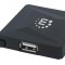 HUB USB 2.0 cu 4 porturi 164818 Manhattan negru