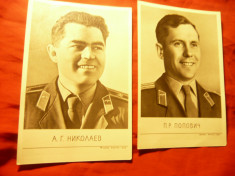 2 Ilustrate- Fotografii - Cosmonauti URSS A.G.Nikolaev si P.R.Popovici foto