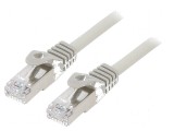 Cabluri patch S/FTP 6a 0,25m LSZH gri 27AWG Cablexpert, Gembird