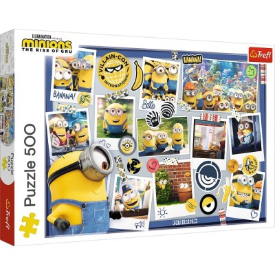 PUZZLE TREFL 500 MINIONII COLECTIA FOTO foto