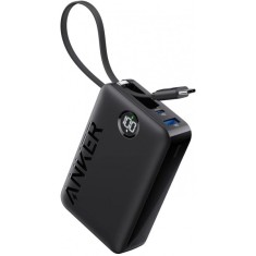 Baterie Externa Anker PowerCore 335, 20000mAh, 22.5W, QC + PD, 1 x USB-A - 2 x USB-C, Neagra A1647G11 foto