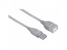 Cablu Hama 39723 tip USB gri 0.5m foto