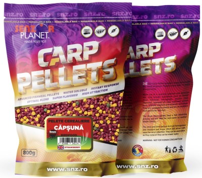 Pelete SENZOR Cerealiere, Capsuna, 3mm, 800g foto