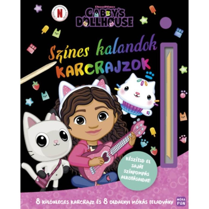 Gabi babah&aacute;za - Sz&iacute;nes kalandok - Karcrajzok - 8 k&uuml;l&ouml;nleges karcrajz &eacute;s 8 oldalnyi m&oacute;k&aacute;s feladv&aacute;ny