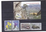 ROMANIA 2018 - PARCURI NATURALE, COLITA + SERIE, MNH - LP 2207., Flora, Nestampilat