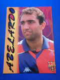 Foto fotbal cu autograf jucatorul ABELARDO (FC BARCELONA)