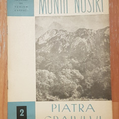 Piatra Craiului. Colectia Muntii Nostri. ONT Carpati, Nr. 2 + harta