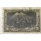 Timbre America Interbelica TMB1AMC Argentina 2 centavos