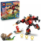 Knuckles vs. Dr. Eggman si robotul Egg Crusher