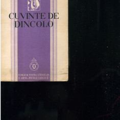 Demostene Botez Cuvinte de dincolo, ediţie princeps, 1934