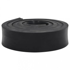 vidaXL Margine de cauciuc pentru plug de zăpadă negru 250x8x2 cm