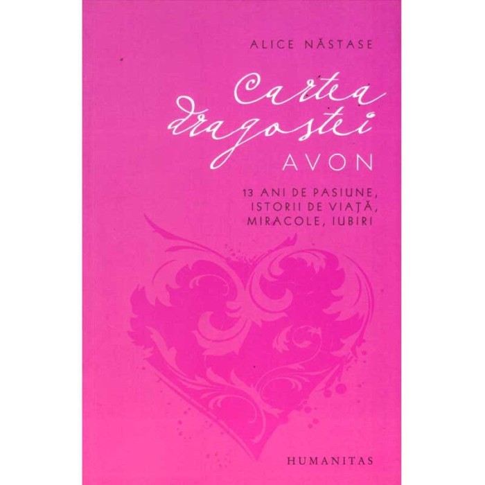 Alice Nastase - Cartea dragostei. Avon. 13 ani de pasiune, istorii