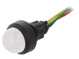Lampă LED de Control 230V &Oslash;13mm Roşu Verde Galben