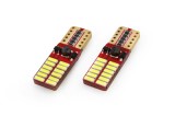 Set becuri auto cu LED CANBUS T10e W5W 24 SMD Alb 12V/24V AVX-AM01287