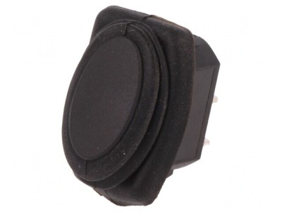 Comutator Rocker ON-OFF 10A 250V Negru IP65 foto