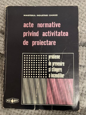 Acte normative privind activitatea de proiectare, 1978 foto