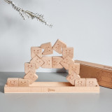 Cumpara ieftin Joc Turn de echilibru constructii expresii din lemn, 3 ani +