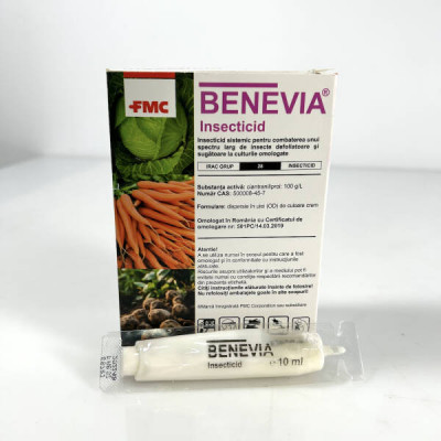 Benevia 10 ml, insecticid sistemic FMC (cartof, ceapa, usturoi, morcov, varza, conopida, broccoli, capsuni) foto
