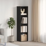 VidaXL Bibliotecă/Dulap TV, stejar negru, 36x30x143 cm
