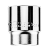 Tubulara hexagonala scurta 3/4 inch, 38 mm, otel CrV, NEO
