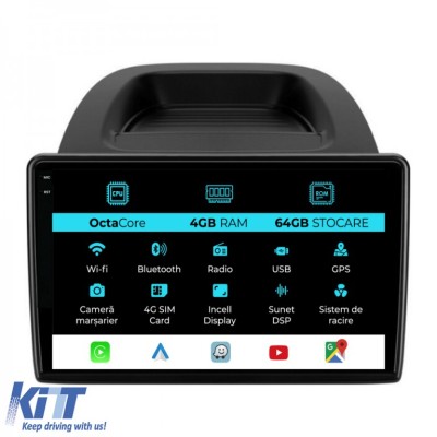 Navigatie Dedicata Ford Ecosport (2017-2025), 9Inch, 4Gb Ram, 64Gb Stocare, Carplay Performance AutoTuning foto