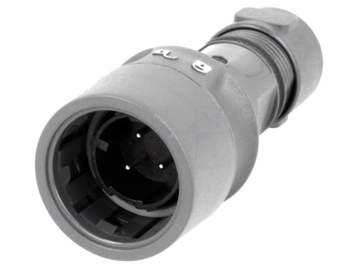 Conector circular tată 3 pini IP69K