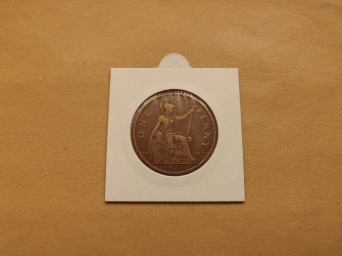 Marea Britanie 1 ( One ) Penny 1927 - George V