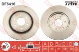 Disc frana NISSAN NAVARA platou / sasiu (D40) (2008 - 2016) TRW DF6416