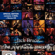 Jack Bruce The 50th Birthday Concerts Digi box (3dvd+cd)