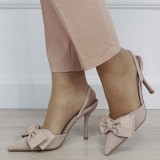 Pantofi kaki deschis cu fundita 3270 01