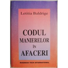 Codul manierelor in afaceri &ndash; Letitia Baldrige