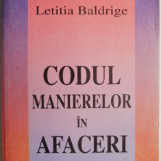 Codul manierelor in afaceri – Letitia Baldrige