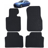 Set de covorase din cauciuc pentru masina, negru, premium, potrivit pentru BMW Seria 3 F30 F31 11-19 Performance AutoTuning