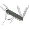 Briceag Multifunctional Mil-Tec BW Pocket-Tool Olive Drab 6 in 1: Cutit, Cleste, Fierastrau, Desfacator, Tirbuson, Husa Centura