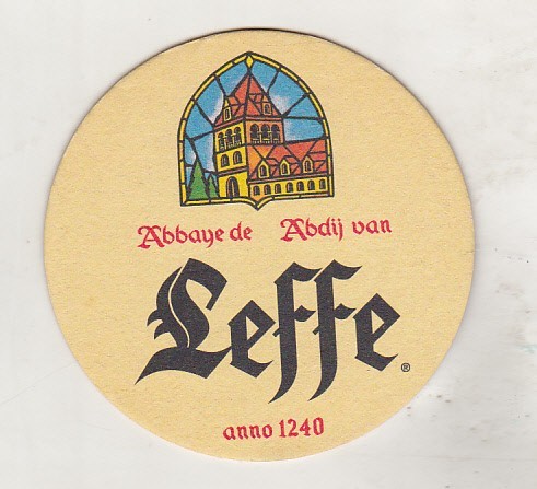 bnk div Suport de carton pentru halba/pahar bere - coaster - Leffe